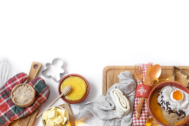 Kucharz w domowej kuchni